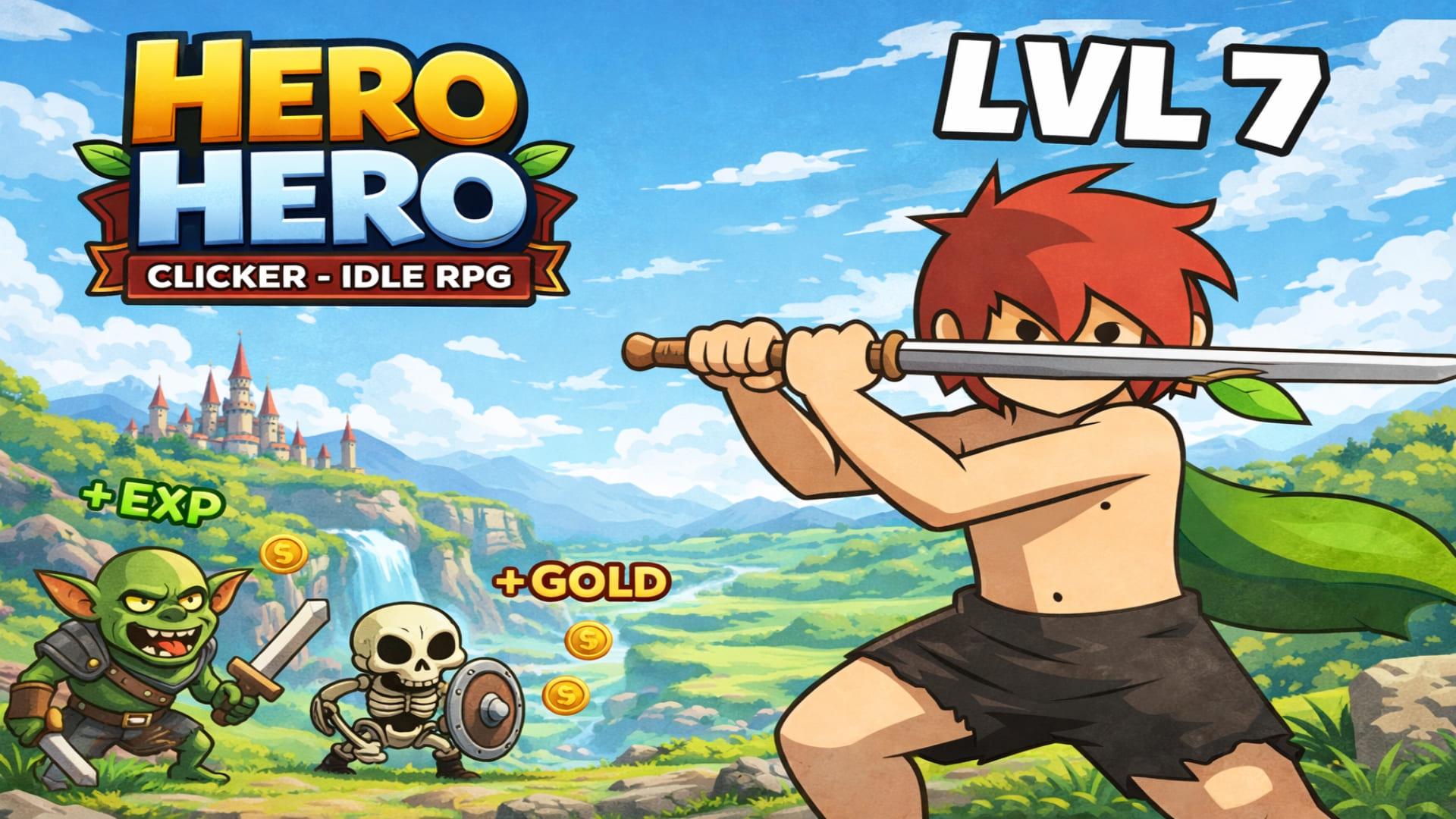 Hero! Hero! Clicker Idle RPG Banner