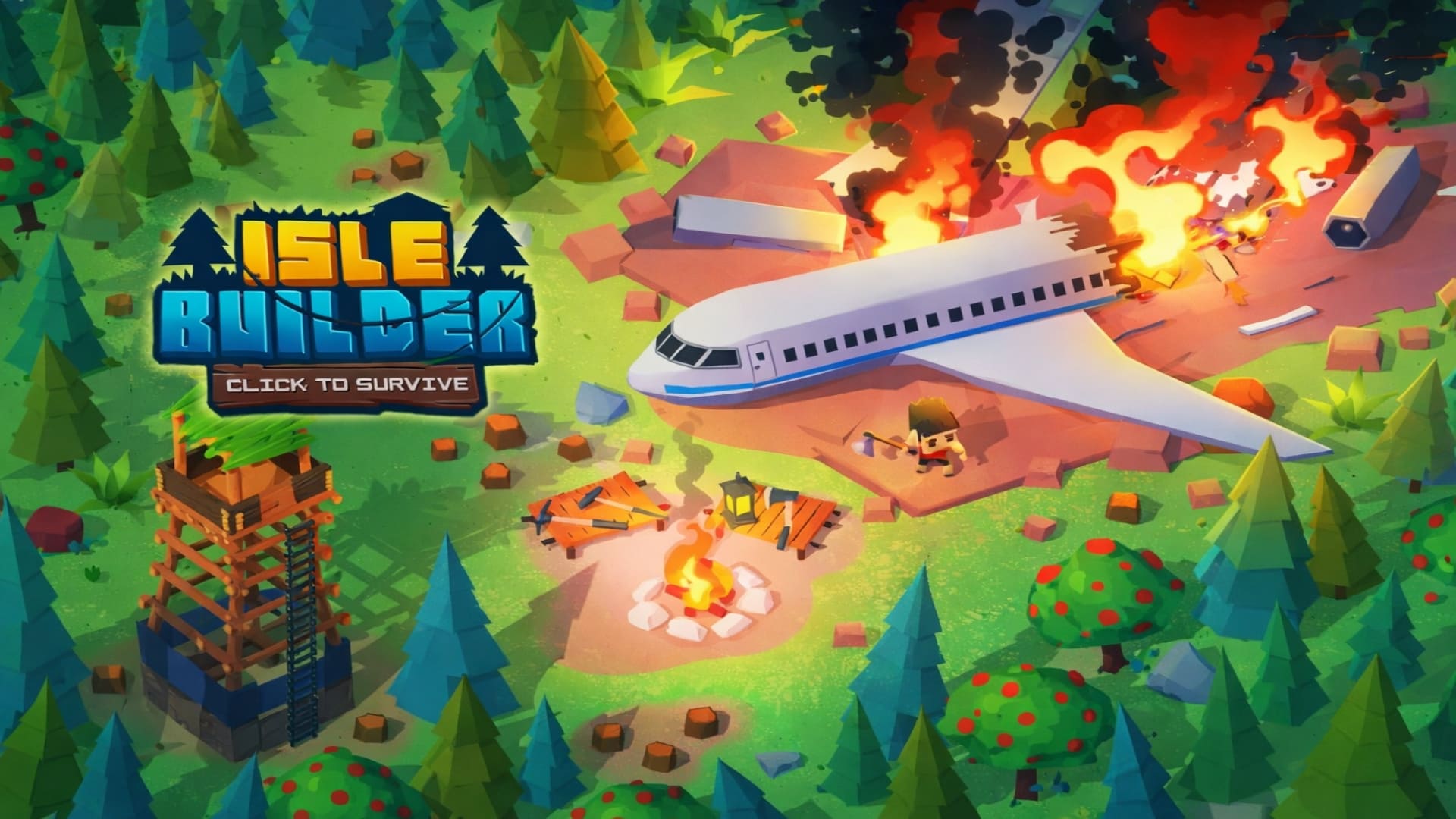 Isle Builder: Click to Survive Banner