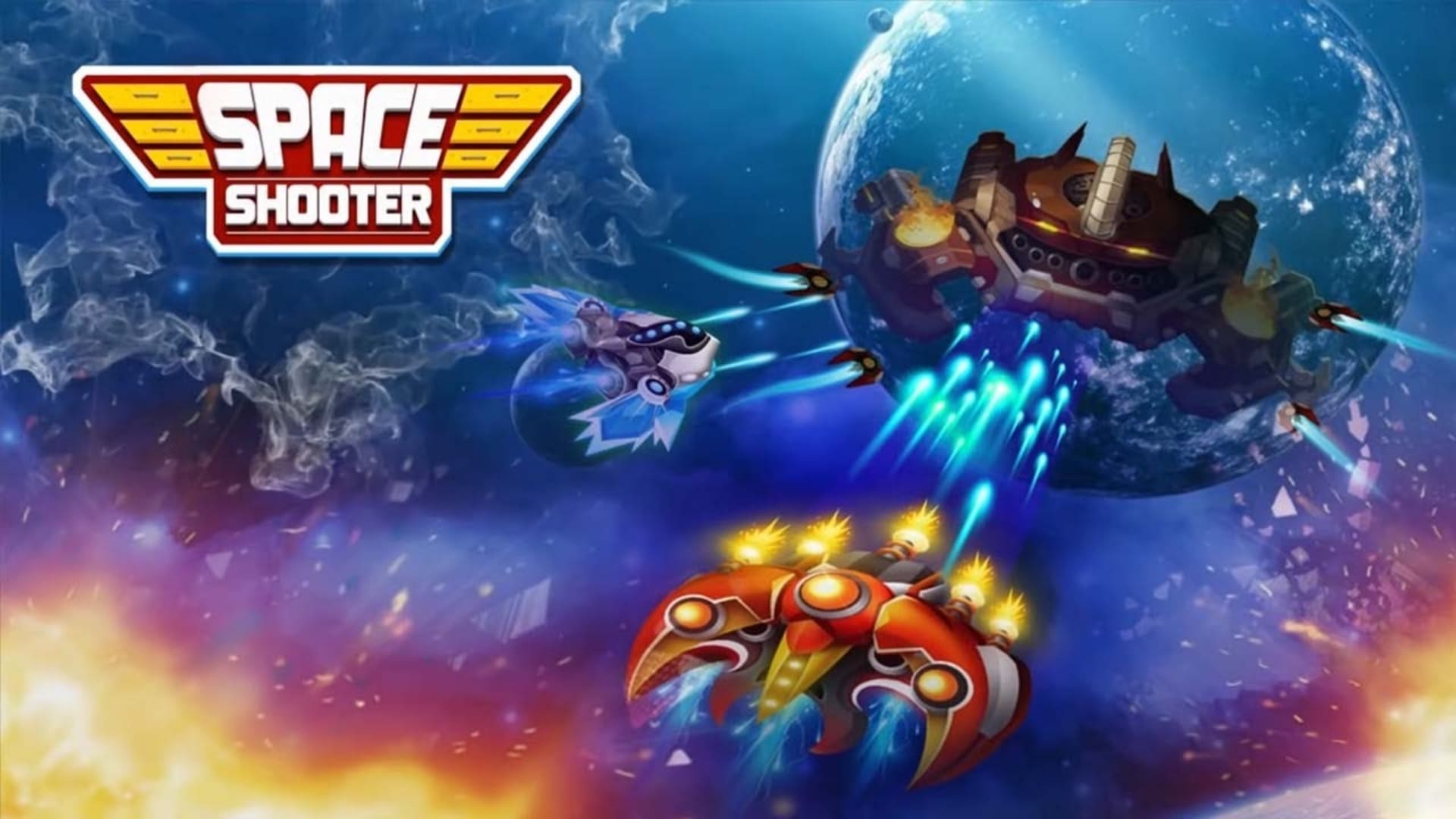 Space Shooter - Galaxy Attack Banner